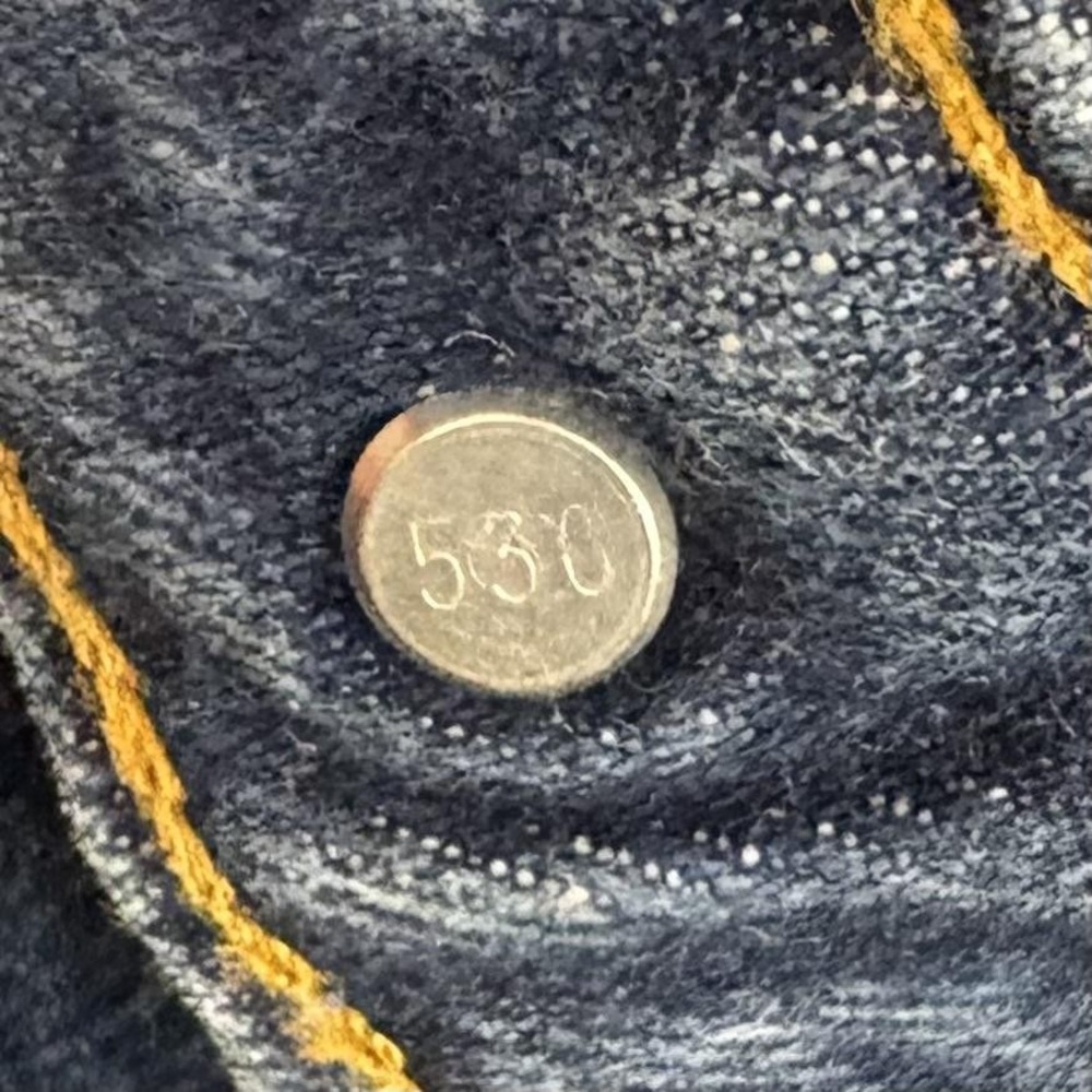 Vintage Levis 505 Orange Tab Jeans 70s 80s Mens 38x31 (37X31) Made In USA - Picture 5 of 16